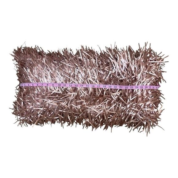 425 SOUTH LOS ANGELES Rose Gold Fringe Rectangular Pillow - Picture 3 of 7